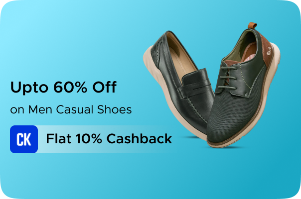 Neemans: Upto 60% Off on Men Shoes + Flat 10% CashKaro Cashback